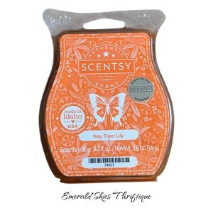 Scentsy hey tiger lily wax melt bar. New. Free shipping